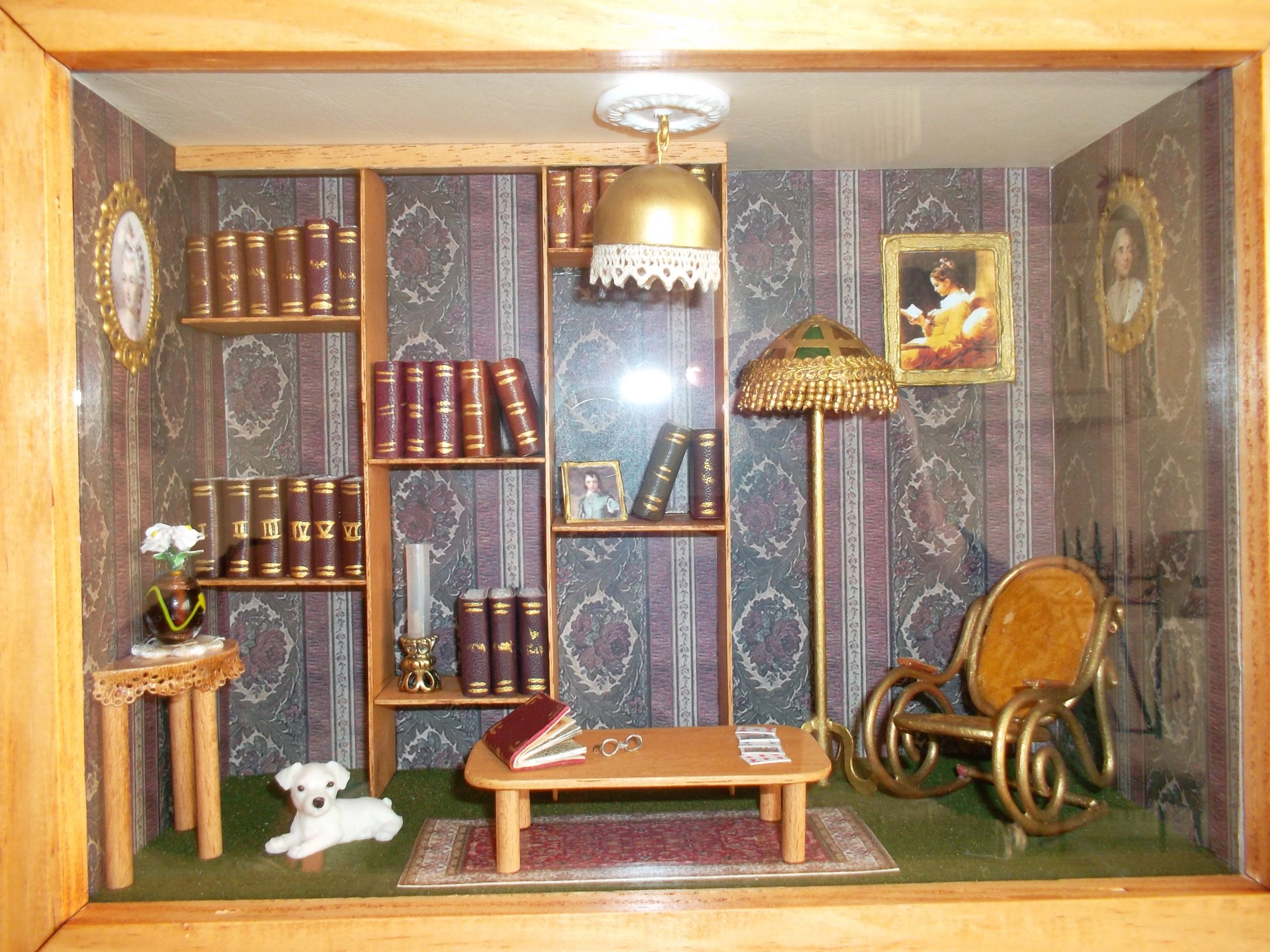 Vitrine Miniature Salon - 19 x 25 x 10 cm - L'Atelier Créatif De